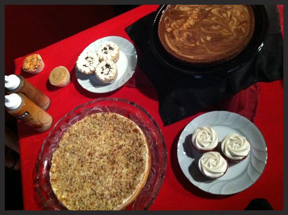 Cheesecake Table on KTLA Morning News